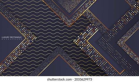 fondo geométrico rectángulo de lujo 01
