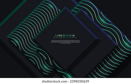 Luxury rectangle shape overlapping layer background. Vector illustration.
