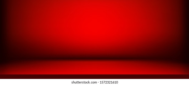 Luxury red abstract background. Christmas Valentines layout design,studio,room. Business report with smooth circle gradient color. Vector illustration