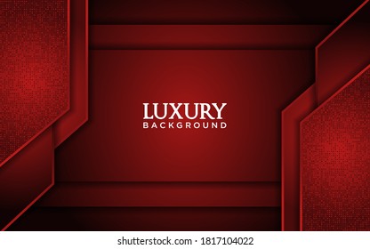 Fondo rojo de lujo con brillo