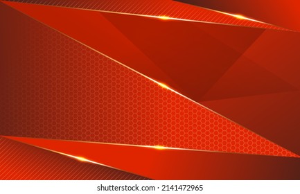 fondo rojo de lujo con rayas doradas