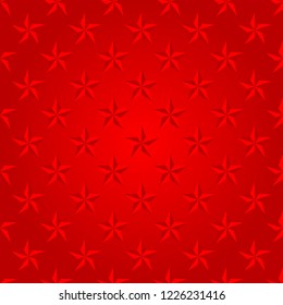 Luxury red background with red shiny stars in a row side by side and below them