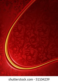 Luxury red Background, vector