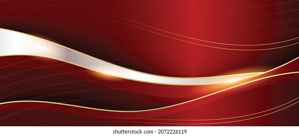 Vector fondo rojo lujo