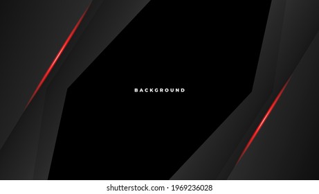 Fondo Rojo y Negro de lujo para papel de pared, web, juego, banner, medios sociales, página de inicio, presentación, etc.