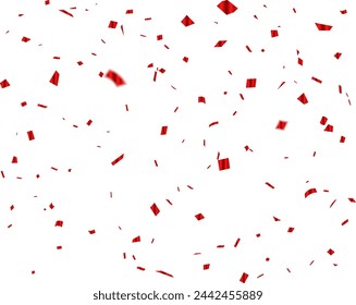 Luxury red Confetti Background For Decoration Various Festive Celebrations. Design for various parties