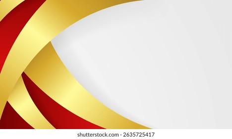 Luxury red geometric background template with modern abstract shapes.