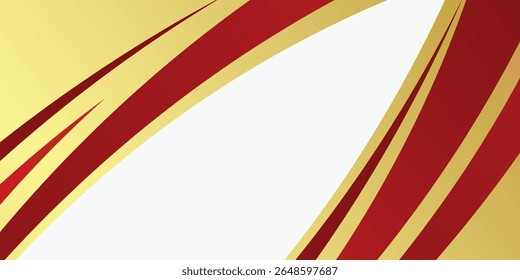 Luxury red geometric background template with modern abstract shapes.