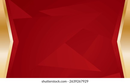 Luxury red gold background for certificate