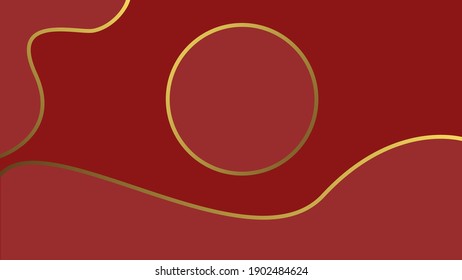 Fondo de corte de papel rojo de lujo para afiches, volantes, vectores, diseño de portada, libro, CD, banner y publicidad en sitios web