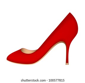 Luxury red shoe