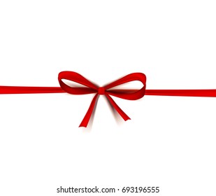 luxury red thin gift bow with space frame for text, gift wrapping template for banner, poster design.
