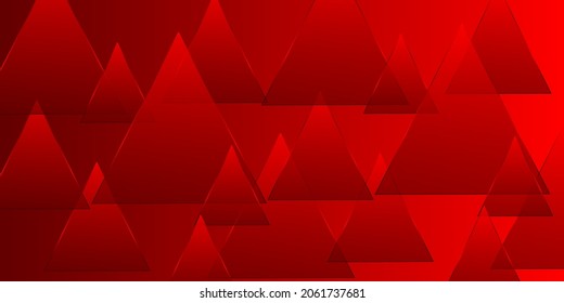 Luxus-roter Dreieckshintergrund, Vektorgrafik