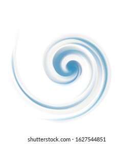 Luxury render smooth silk shine silver color fond with light cyan stripes. Pure creme ripply curvy mixture pattern. Closeup view symbol icon sign logo pictogram with space for text in middle of funnel