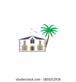 Luxury Resort with coconut tree design