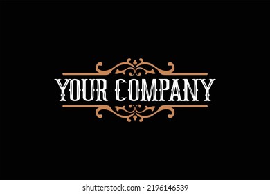 Luxury resort Logo vector image