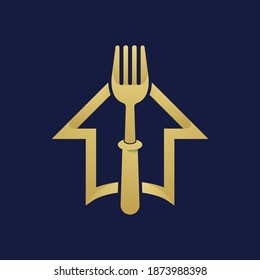 Luxury Restaurant Logo Design Template