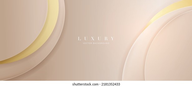Vector de fondo de oro rosa de lujo. Elegante tapiz de estilo 3d con textura dorada, efecto luz dorada. Ilustración de fondo ligero y moderno perfecta para marca, embalaje, negocios, publicidad.