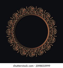 Luxuriöses Rundrahmen-Design