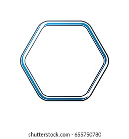 Luxury round frame with empty copy-space, classic heraldic blank circular shape. Retro style label, picture border.