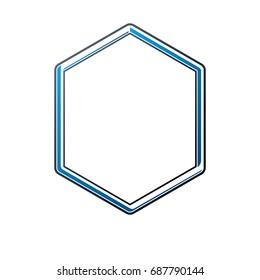 Luxury round frame with empty copy-space, classic heraldic blank circular shape. Retro style label, picture border.