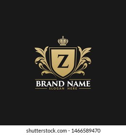 Luxury Royal Alphabetic Heraldry Logo Template