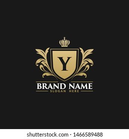Luxury Royal Alphabetic Heraldry Logo Template