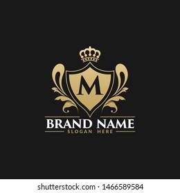 Luxury Royal Alphabetic Heraldry Logo Template