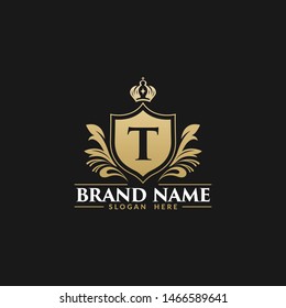 Luxury Royal Alphabetic Heraldry Logo Template