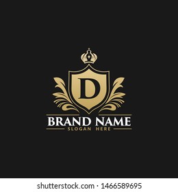 Luxury Royal Alphabetic Heraldry Logo Template