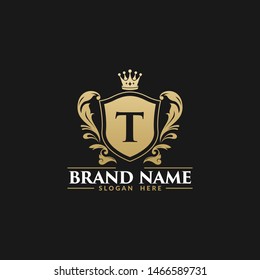 Luxury Royal Alphabetic Heraldry Logo Template