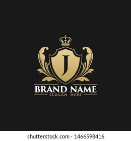 Luxury Royal Alphabetic Heraldry Logo Template