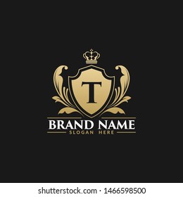Luxury Royal Alphabetic Heraldry Logo Template