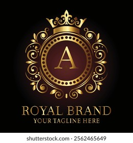 Luxury Royal Brand Logo A Design for Premium Businesses and Elegant Branding  
