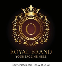 Luxury Royal Brand Logo O Design for Premium Businesses and Elegant Branding  
