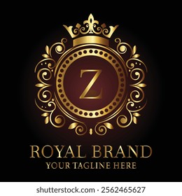 Luxury Royal Brand Logo Z Design for Premium Businesses and Elegant Branding  
