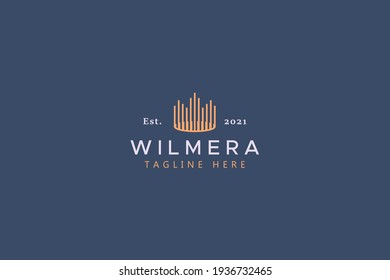 Luxury Royal Crown Abstract Logo for Architecture, Property, Real Estate Business, etc.