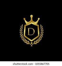 Luxury Royal D Letter Logo