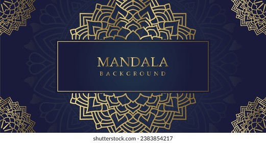 Luxury Royal Golden Mandala Background