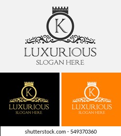 Luxury Royal Logo, Vector logo template