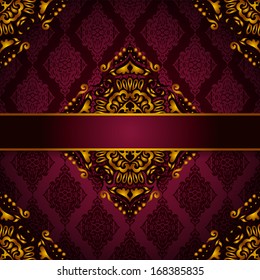 Luxury Royal Vector Frame Background