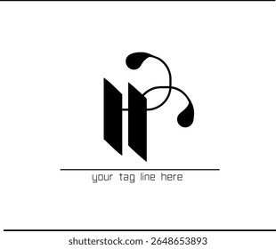 Luxury RP Logo – Stylish R and P Calligraphy Monogram Vector