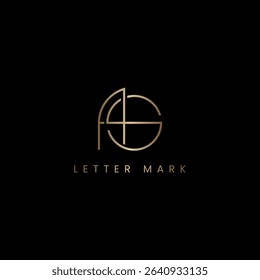 Luxury AS SA Monogram Logo Design, Elegant Lettermark Logo Template.