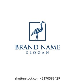 Luxury Sandhill Crane Logo Designs