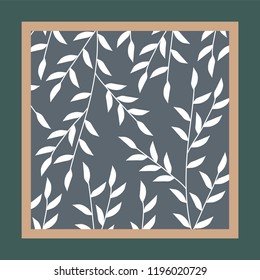 luxury scarf pattern design
