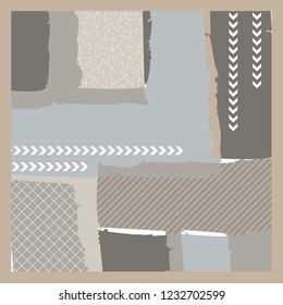 luxury scarf pattern design