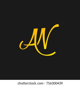 AN luxury script letter designed in vector format.