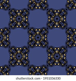 Luxury Seamless Asian pattern of the nomads of Central Asia and Kazakhstan, Kyrgyzstan. Nomadic ethnic stamp style. Asian ornaments.	
