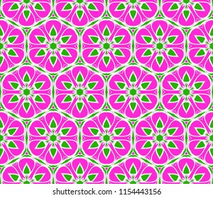 luxury seamless background. geometric floral pattern. oriental design. vector illustration.