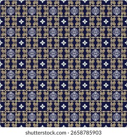 Luxury seamless damask pattern background for wallpaper, textiles and interior decoration. Luxurious home decor.